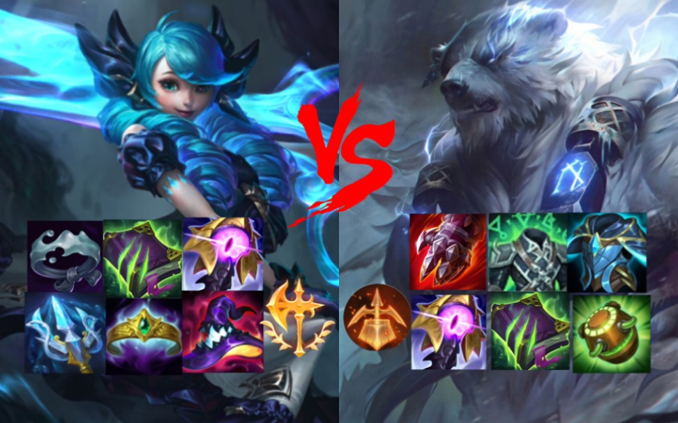 【lolm六神单挑】格温vs狗熊 终究美女难过兽人关