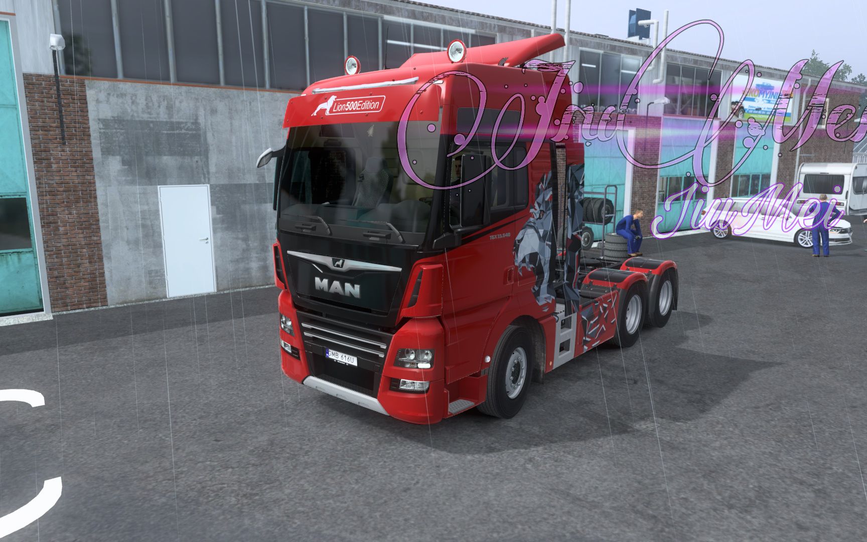 欧卡mod:madster的 曼恩 tgx euro 6 v1.3 1.41.