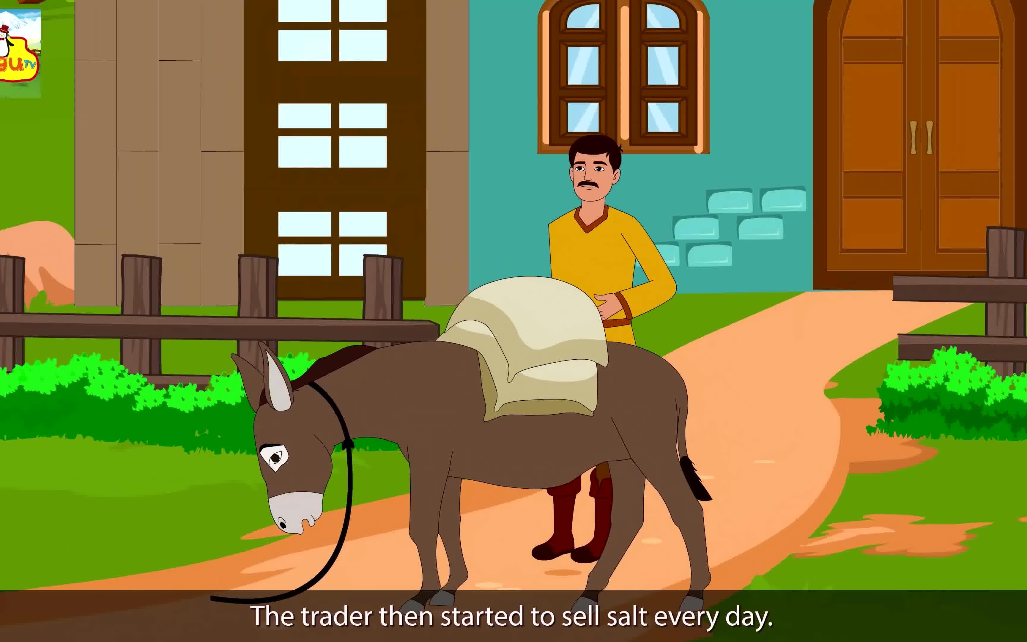 [英文卡通] 懒毛驴的故事 | the lazy donkey story - bedtime