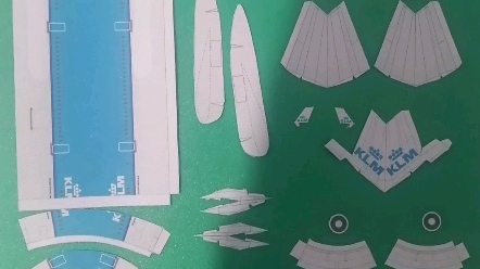 荷兰皇家航空md11纸模