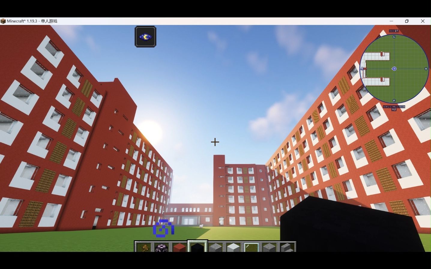 【全网首个在MC中1.8:1还原的河北工程大学新校区宿舍楼】HUEMC还原计划开始单机游戏热门视频