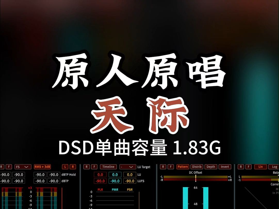 经典伤感情歌,原人原唱,《天际》DSD完整版1.83G,百万调音师专业录音棚制作,顶级hifi无损音质哔哩哔哩bilibili