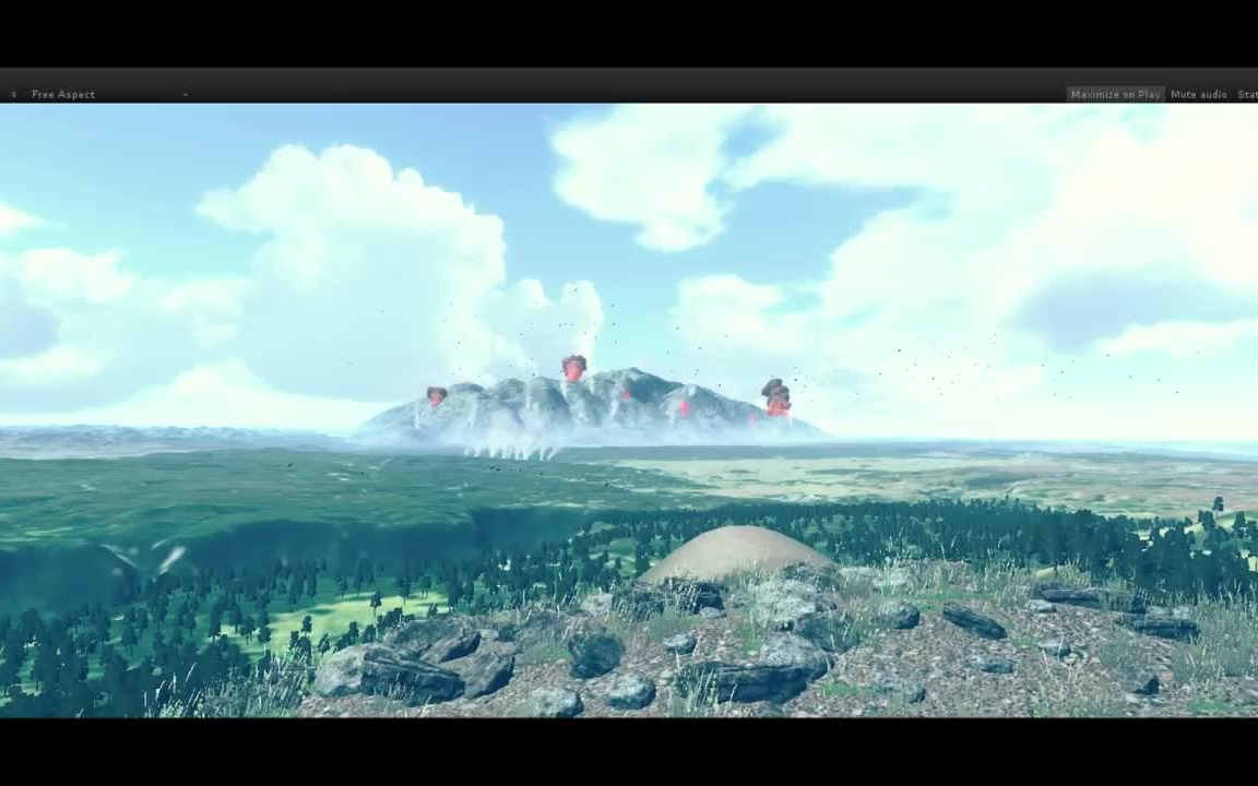 【地理学】黄石超级火山 喷发 电脑模拟(2014年,by Unity 5 ProGames)哔哩哔哩bilibili