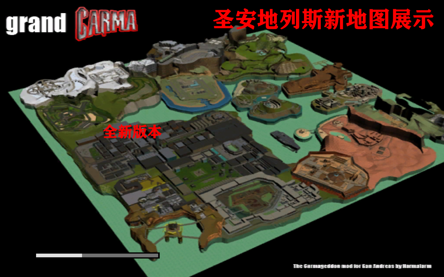 gtasa你没有见过的全新地图游戏地图展示