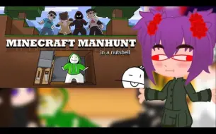 Download Video: 我的世界怪物娘反应“Minecraft Manhunt in a nutshell by Newbie Is Pro”