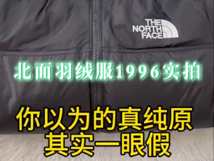 北面羽绒服1996实拍,经典不过时,还得看北面!哔哩哔哩bilibili