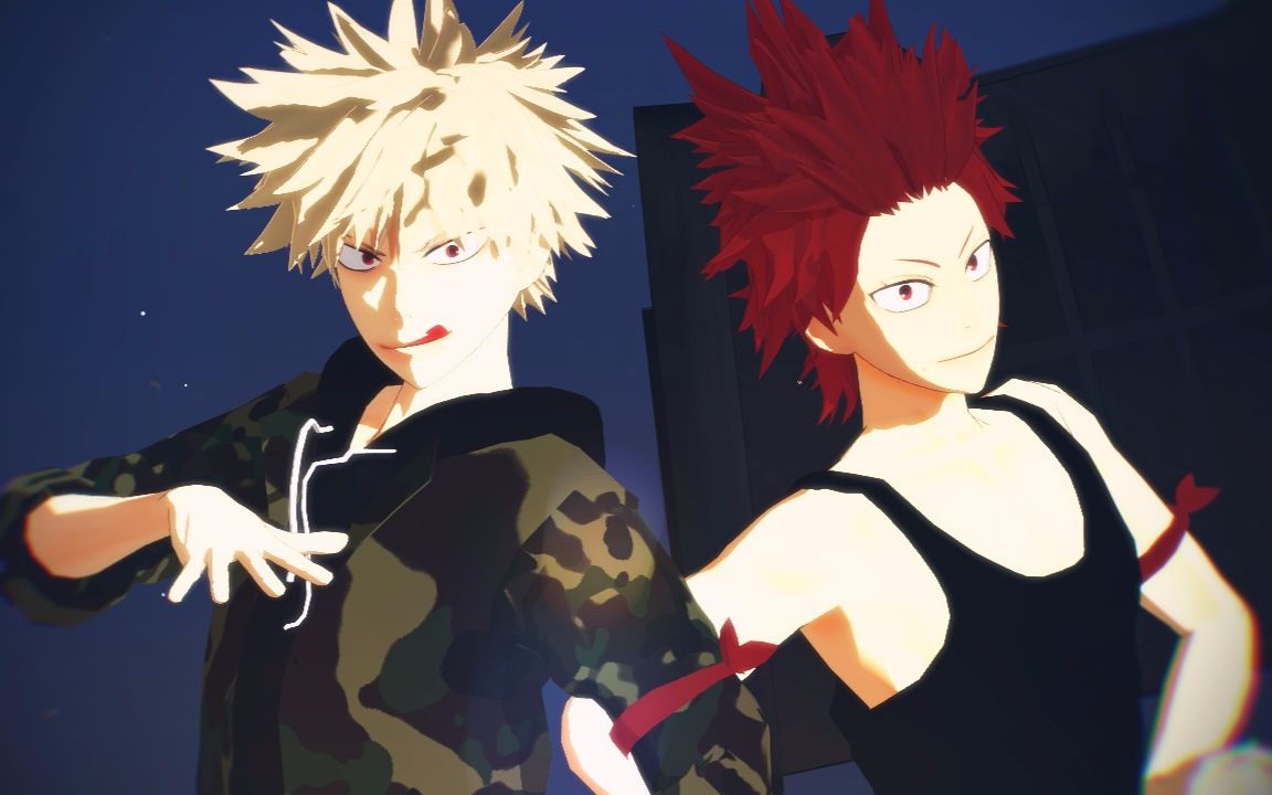 mmd英雄学院被害妄想携帯红组切爆军服paro微剧情