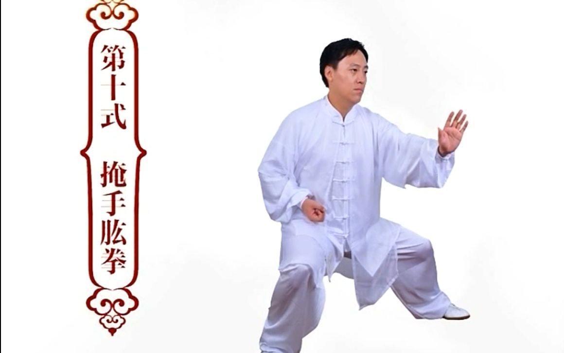 陈斌老师教太极:精要十八式——掩手肱拳_哔哩哔哩 (゜-゜)つロ 干杯