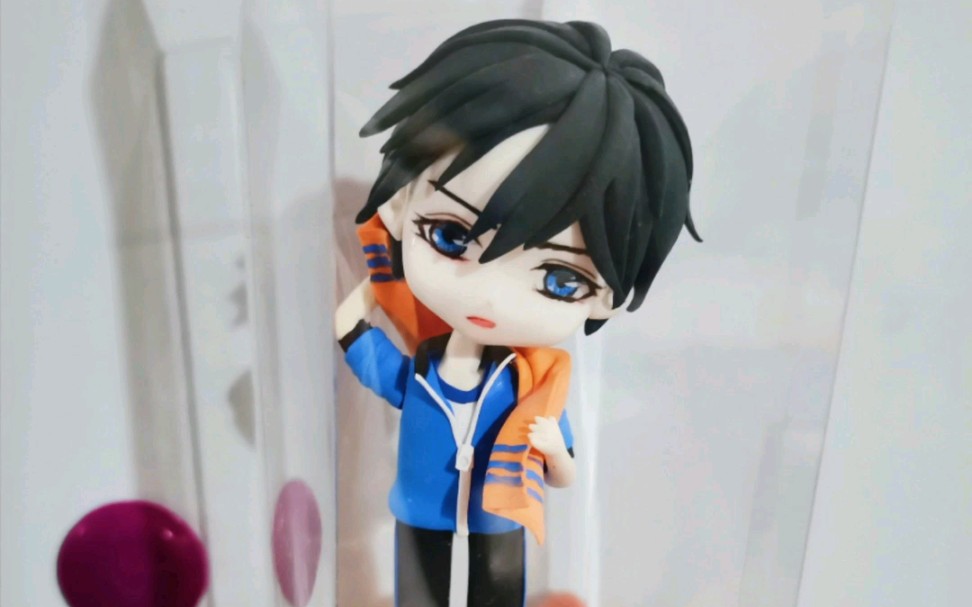 超轻粘土q版冰鹰北斗一张结婚照更新一下最近做的粘土作品