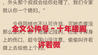 火爆小说推荐《许若微令琛》全章节小说 又名《许若微令琛》哔哩哔哩bilibili