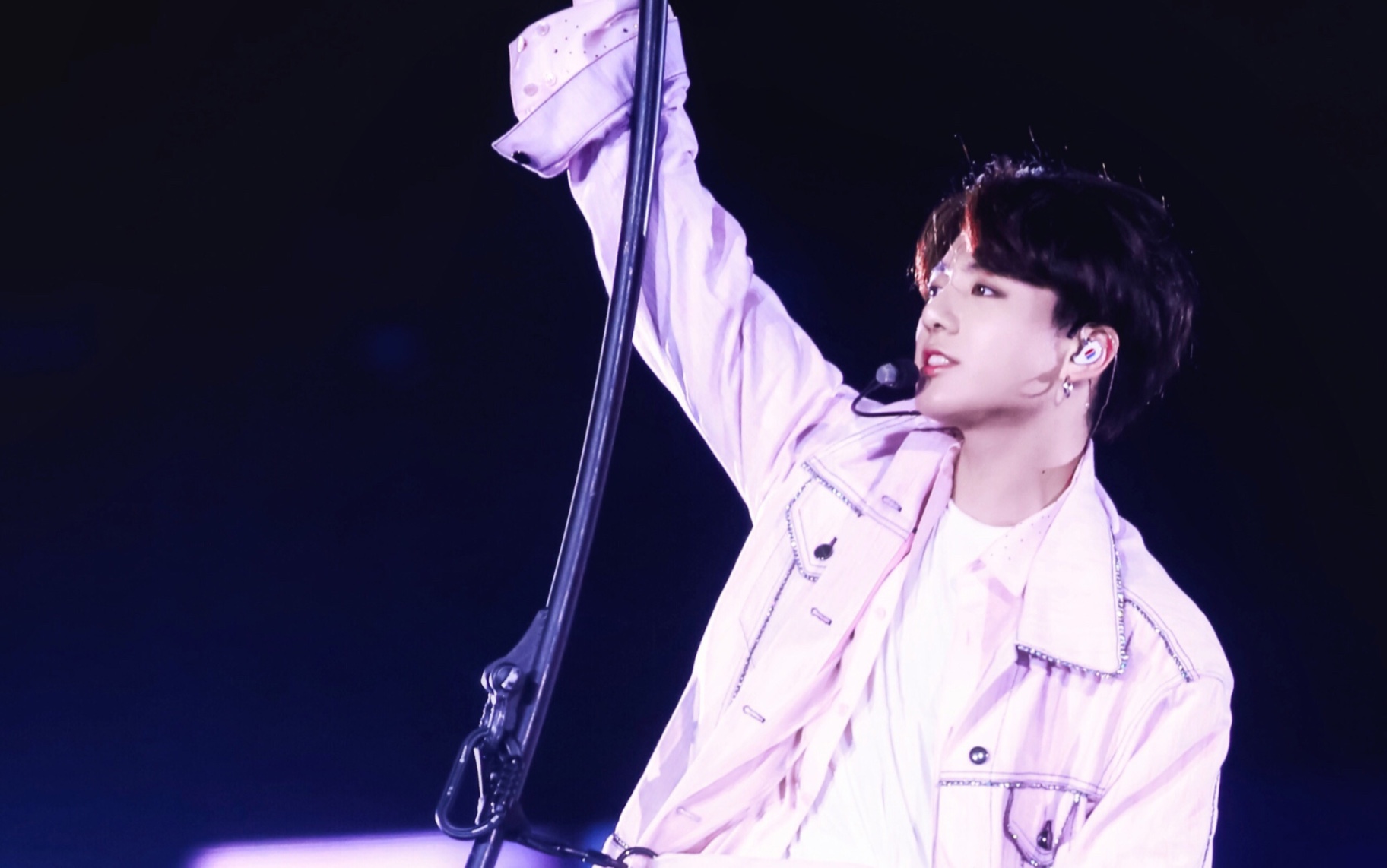 田柾国】是最耀眼可爱的幺宝 190505 speak yourself世巡la玫瑰碗rose