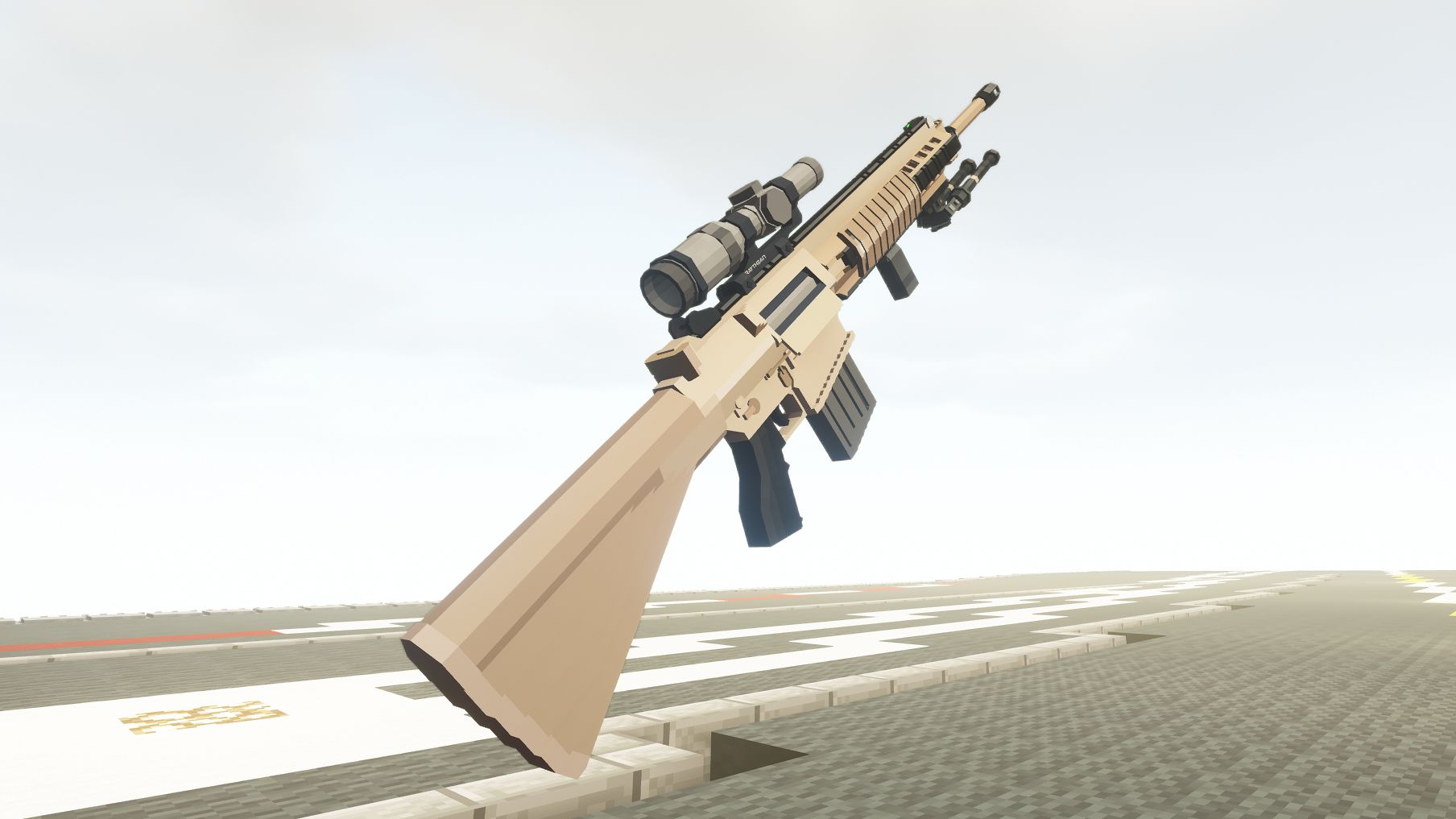 【永恒枪械工坊枪械皮肤】m110 sass射手步枪(替换scar mk20)