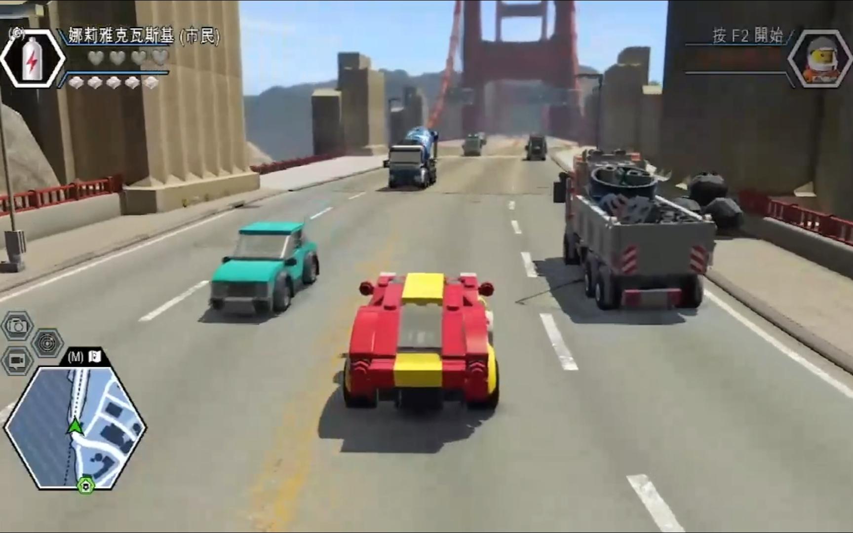 【乐高GTA】身临其境的乐高市单机游戏热门视频