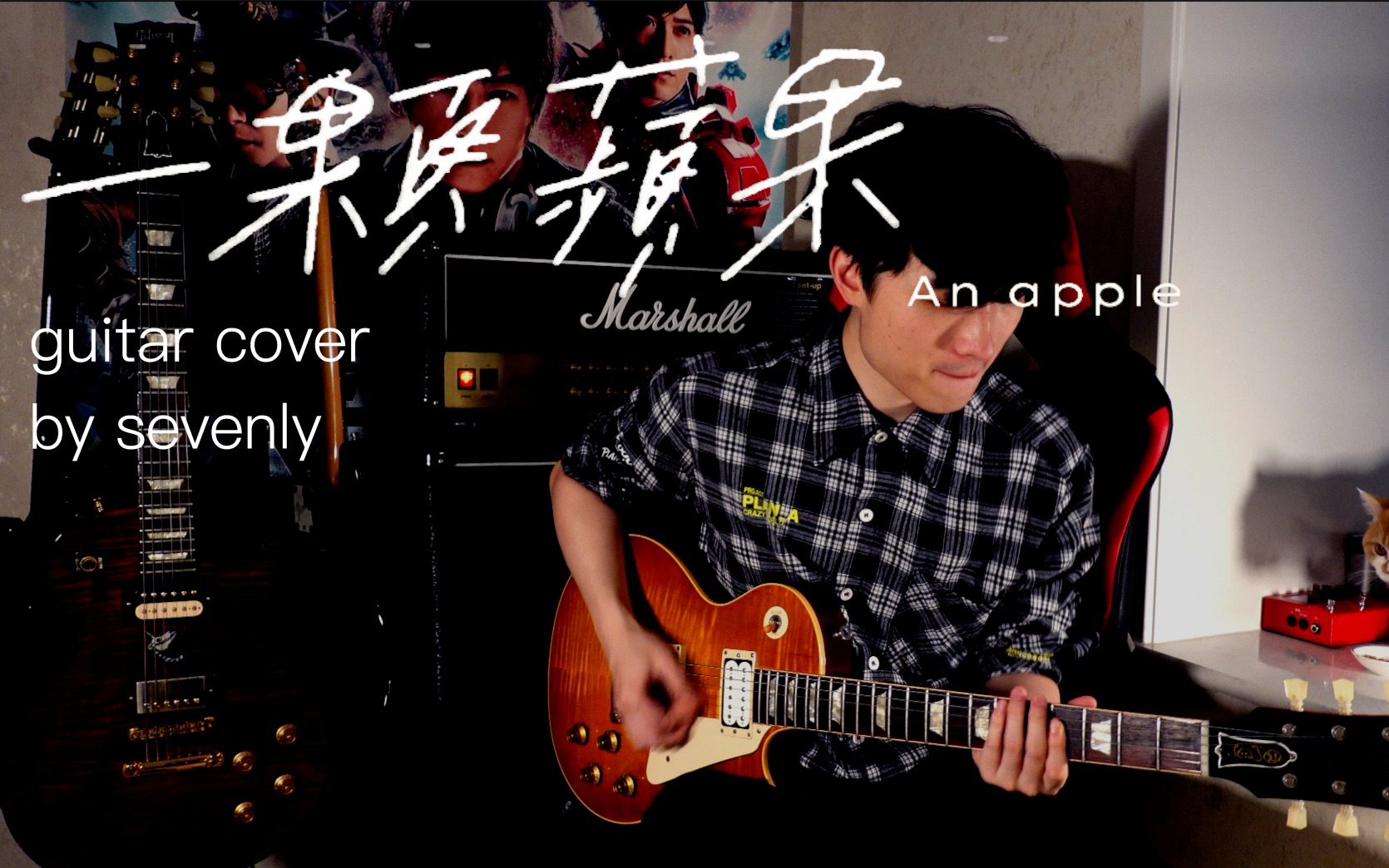 [图]【五月天】一颗苹果live in the sky 电吉他 sevenly cover