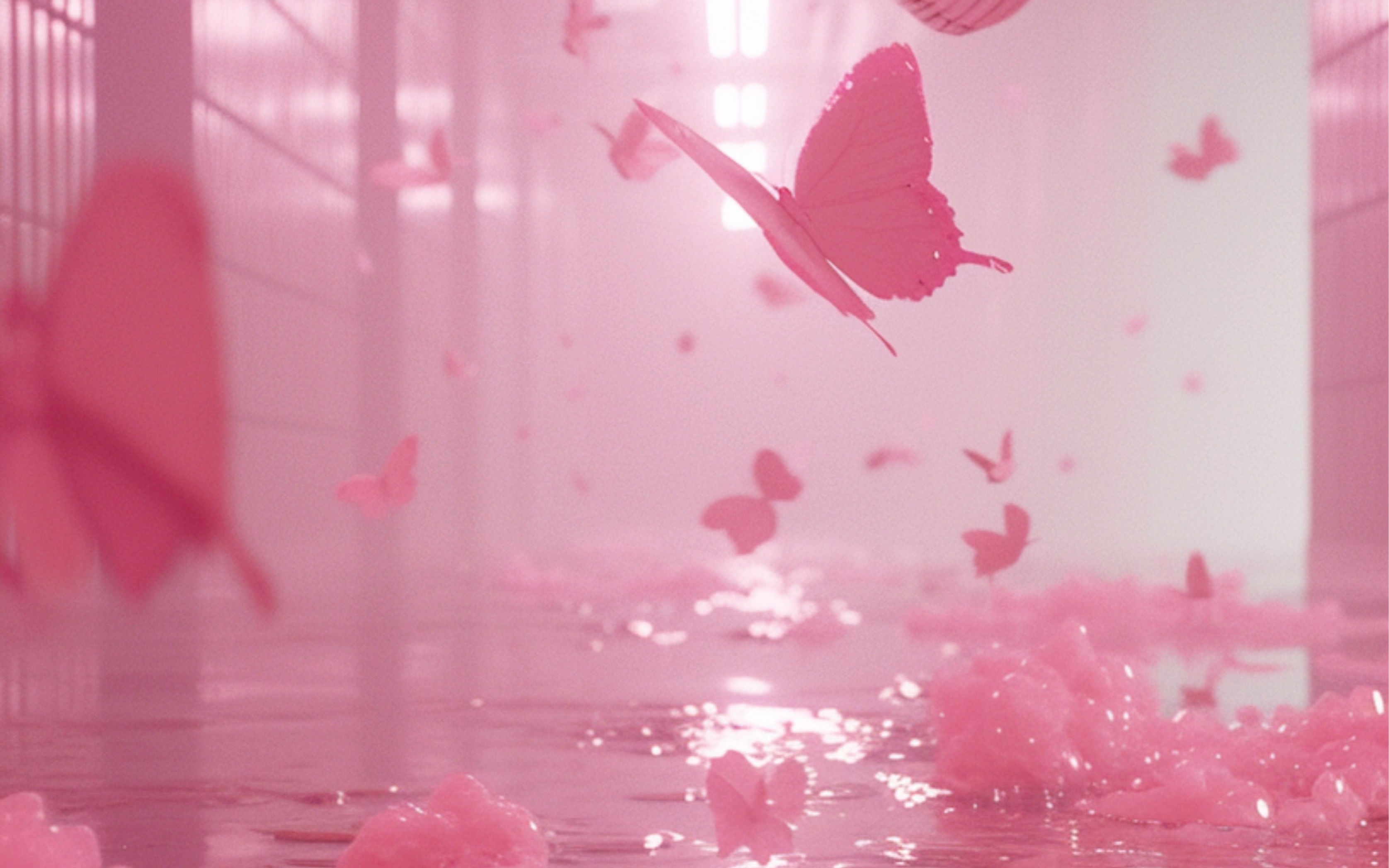 梦核|"充满蝴蝶的粉红色梦境"