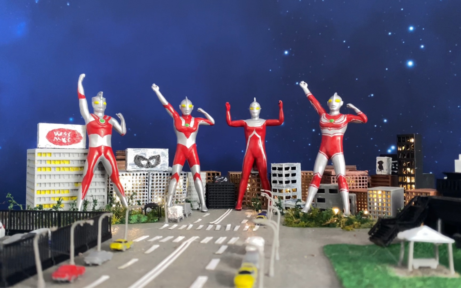 昭和时期的四位奥特曼城市登场场景,名场面还原!