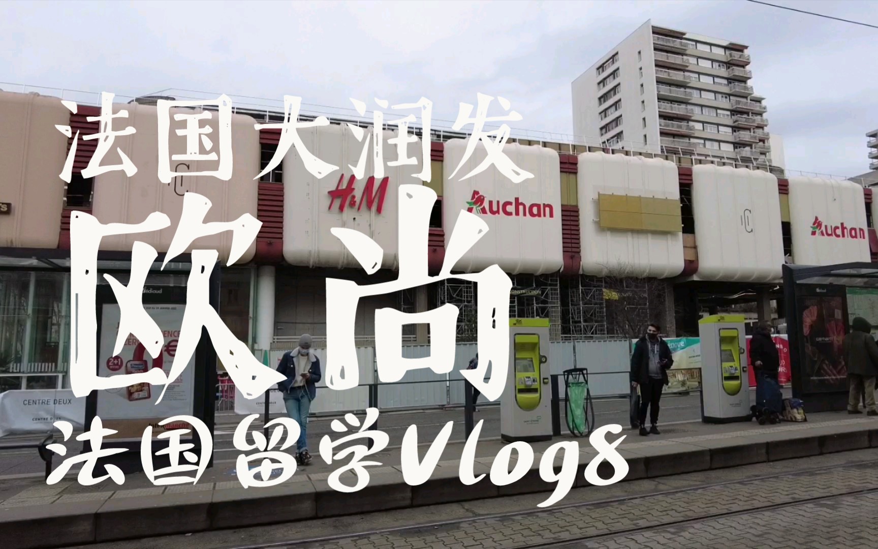 【法国留学Vlog8】法国大润发:欧尚Auchan哔哩哔哩bilibili