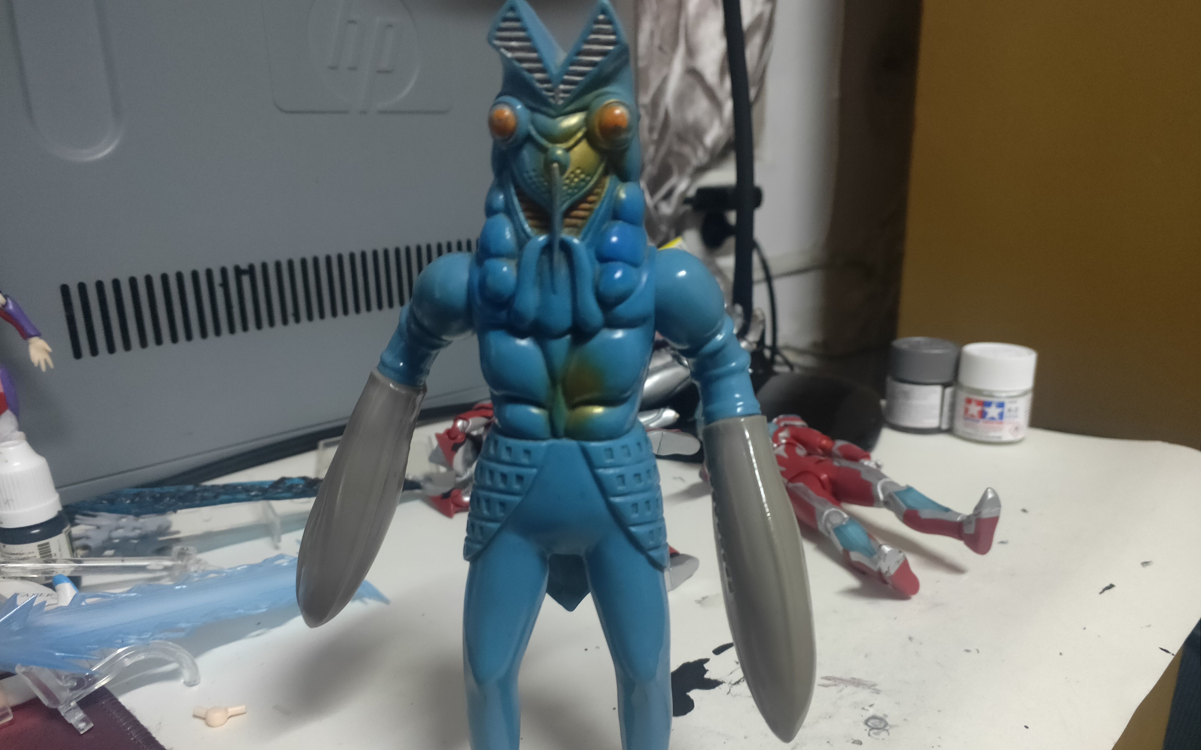 【上古神物】万代(国代版)1983年第一版巴尔坦星人软胶_哔哩哔哩_bili