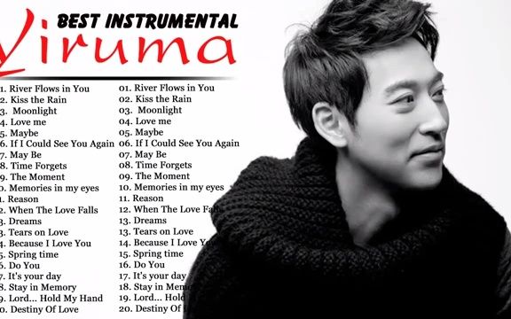 【Yiruma】李闰珉20首经典之作无缝循环哔哩哔哩bilibili