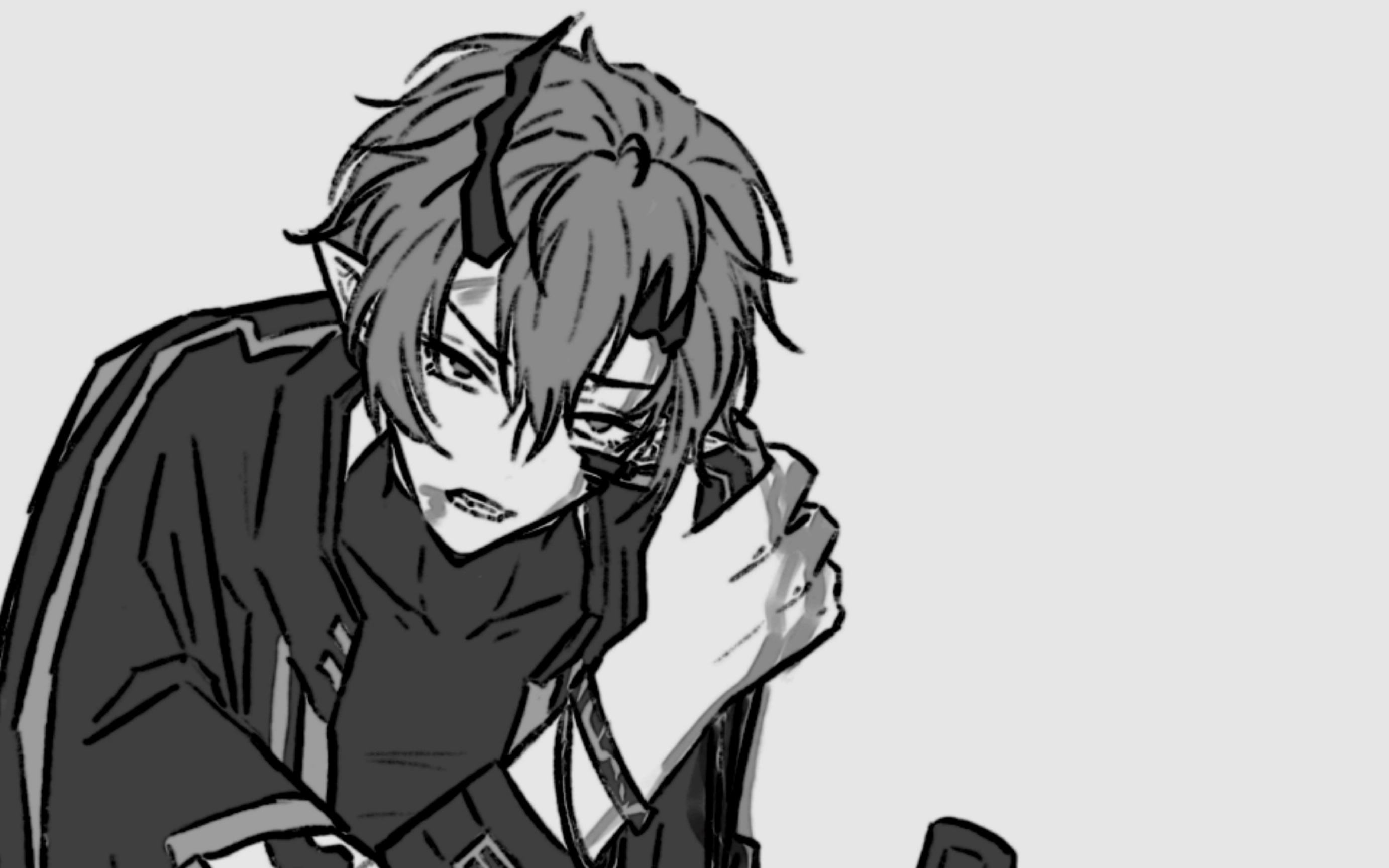 【明日方舟/手书】駄菓子屋商売                       炎客x博士(前