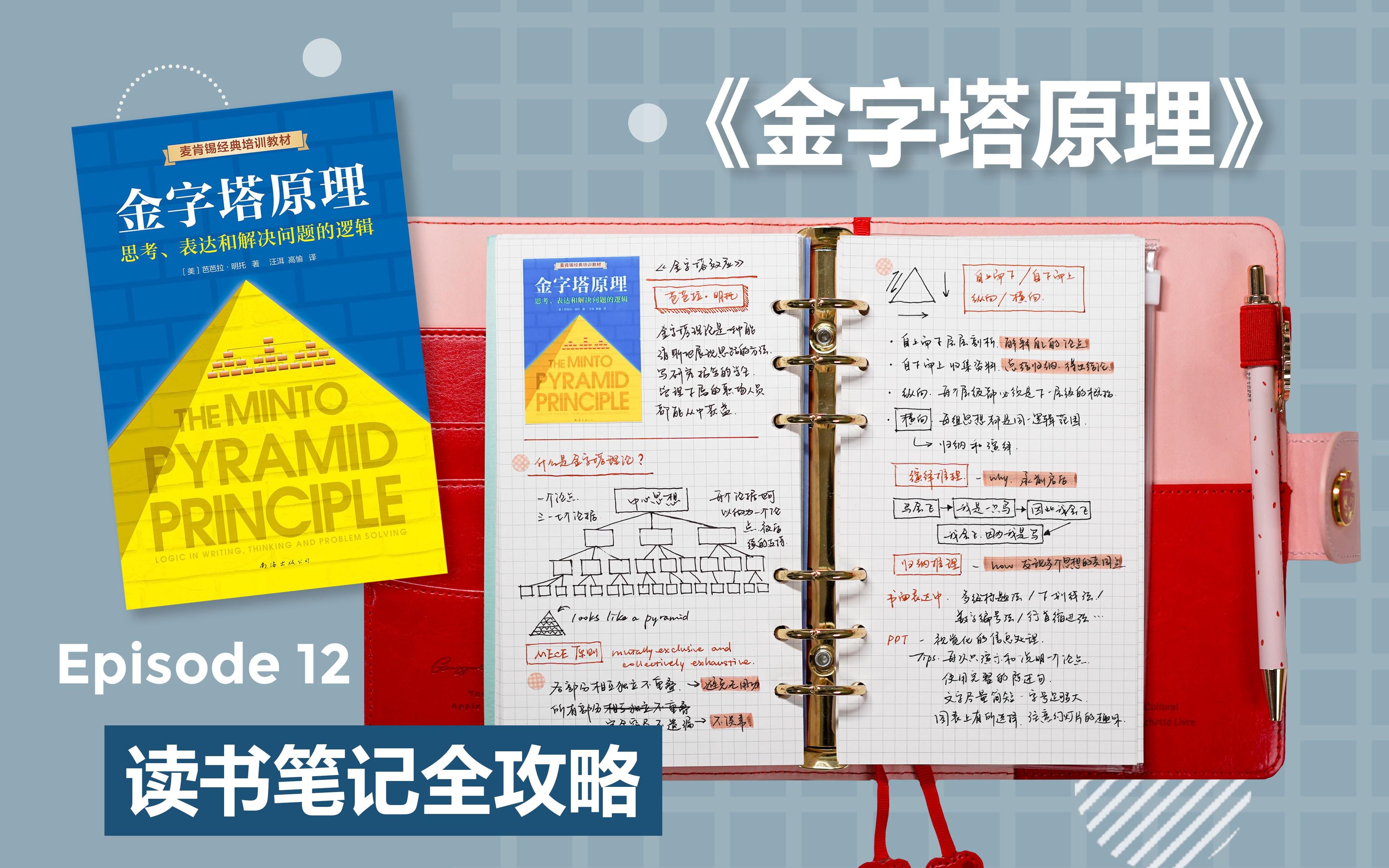 【读书笔记全攻略】3月图书推荐《金字塔原理》哔哩哔哩bilibili