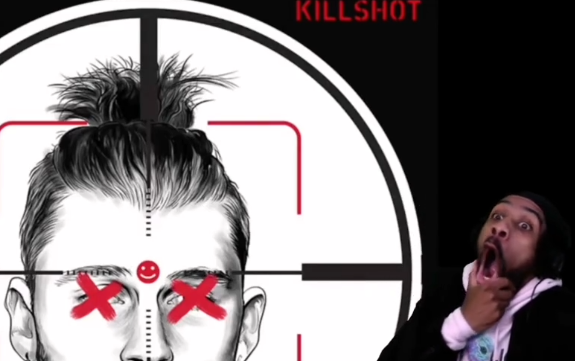 [图][反应视频中字]小哥反应《Killshot》和《Rap Devil》，全程惊讶