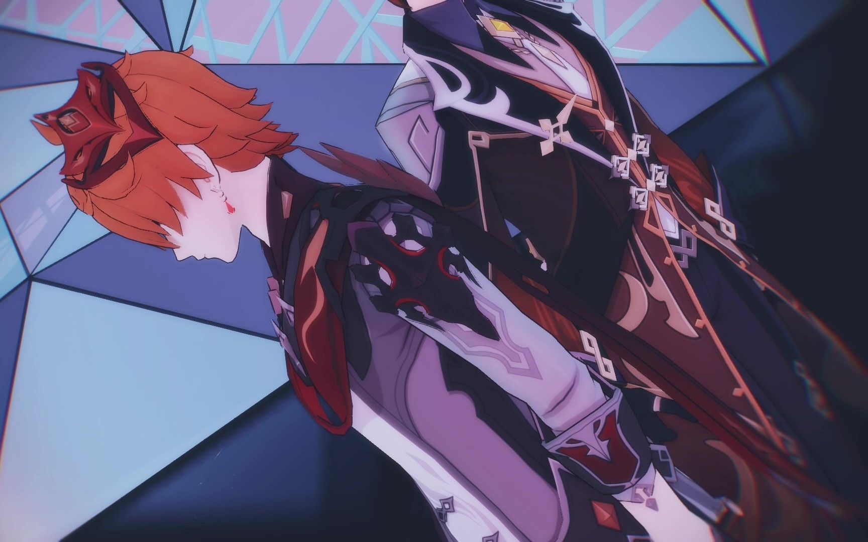 【公钟】亲吻你 将我的颜色覆上你的唇【原神mmd/钟离/公子/magnet】