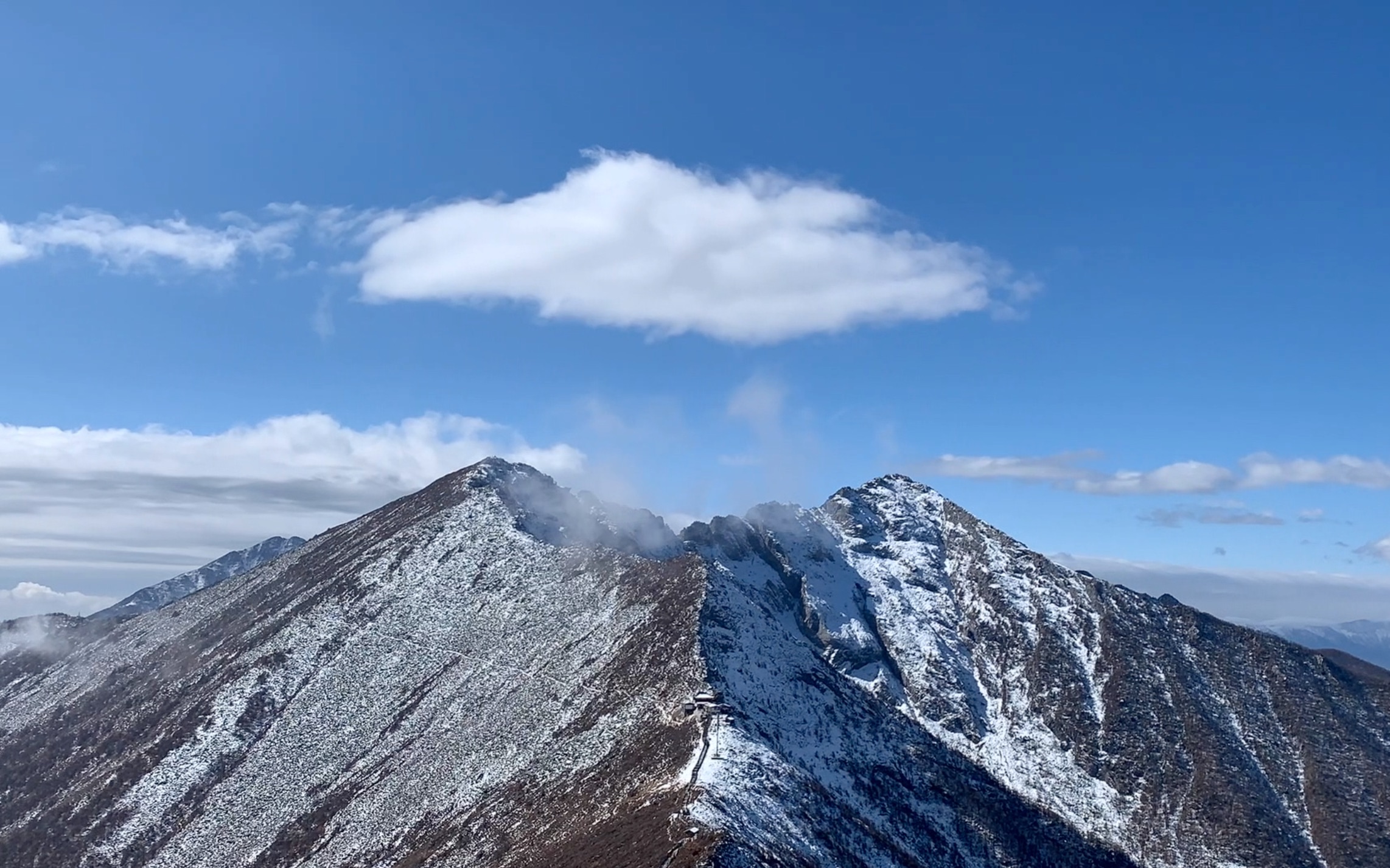 庚子重阳太白积雪