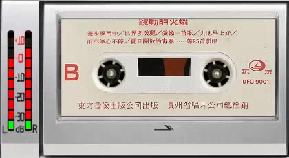 [图]1985年迪斯科联唱老磁带~《跳动的火焰》B面，仲小萍、吴永法、何耀伟等