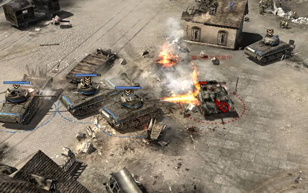 美军发动总攻,干掉守护坦克,成功摧毁德军指挥部