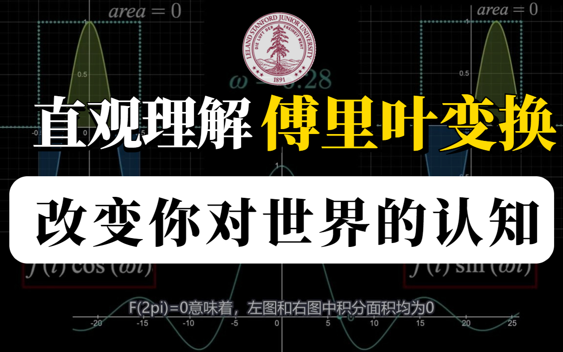 [图]万物皆可傅里叶！如何进行傅里叶变换？斯坦福教授带你直观理解傅里叶变换及其应用！