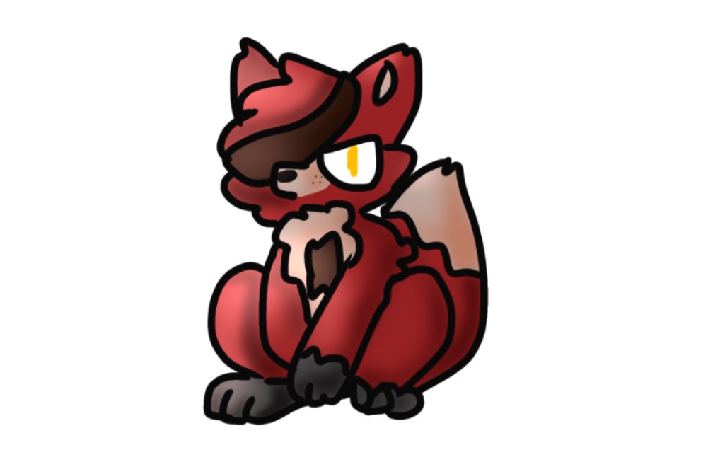 鼠绘/fnaf foxy[上色过程]_哔哩哔哩 (゜-゜)つロ 干杯~-bilibili