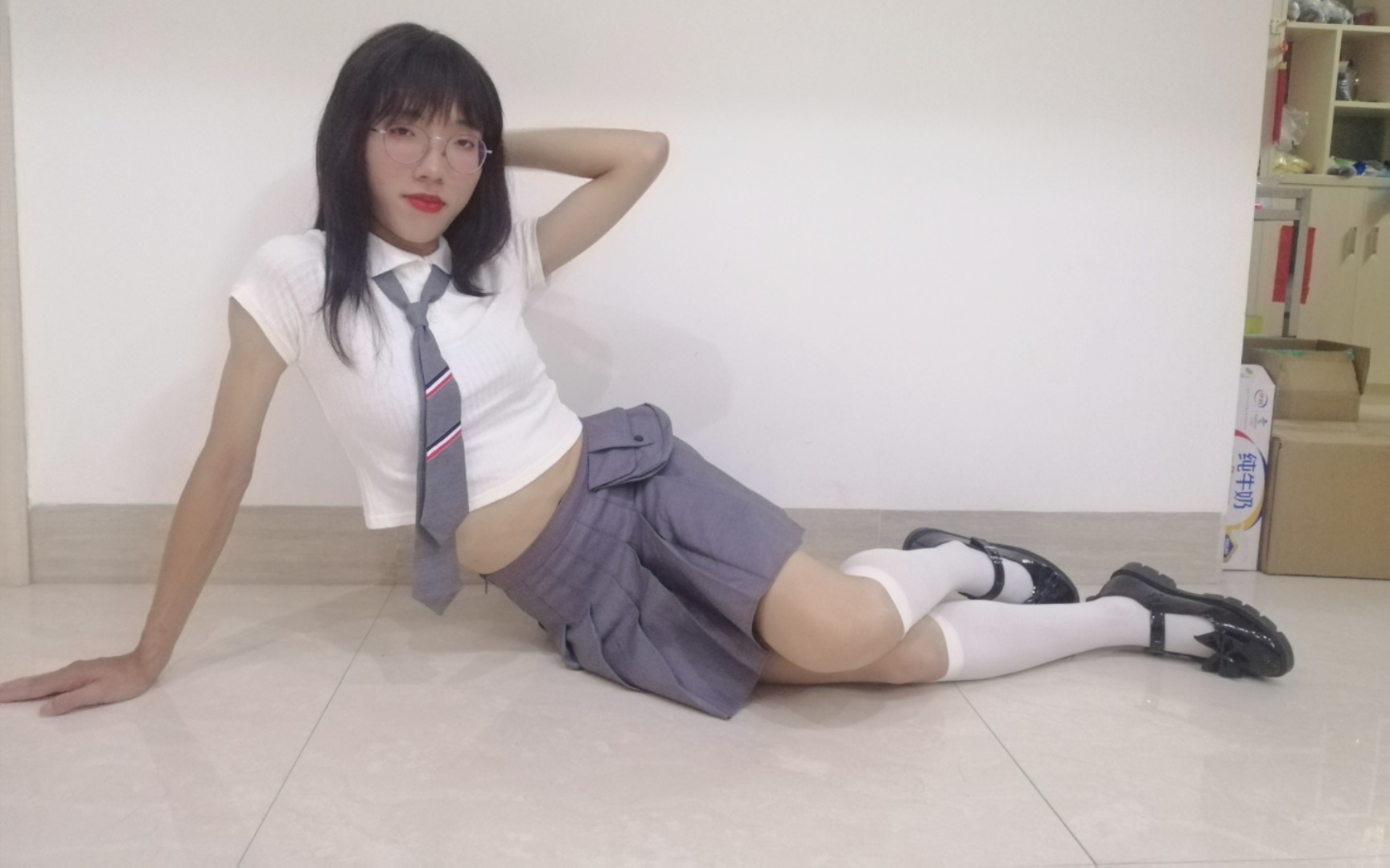 [图]【男孩子】灰色系学院风制服 今天是可爱又甜美的学妹~