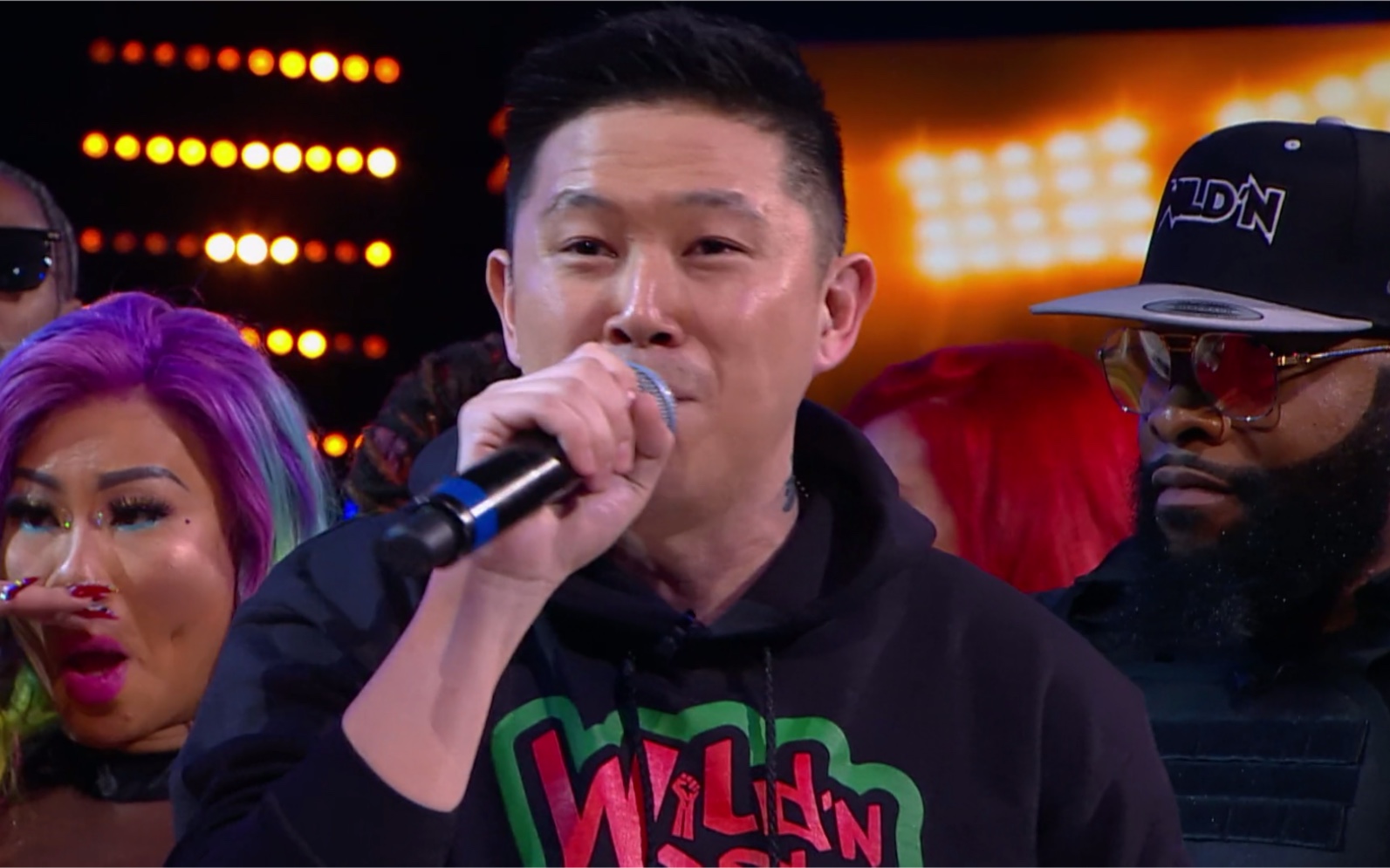 [图]【欧阳靖MCJin】最新一期【Wild’N Out】battle环节