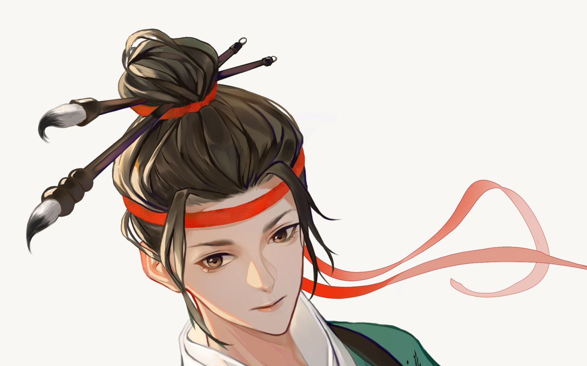 【sai2绘画过程】那么今天就画个沈周吧