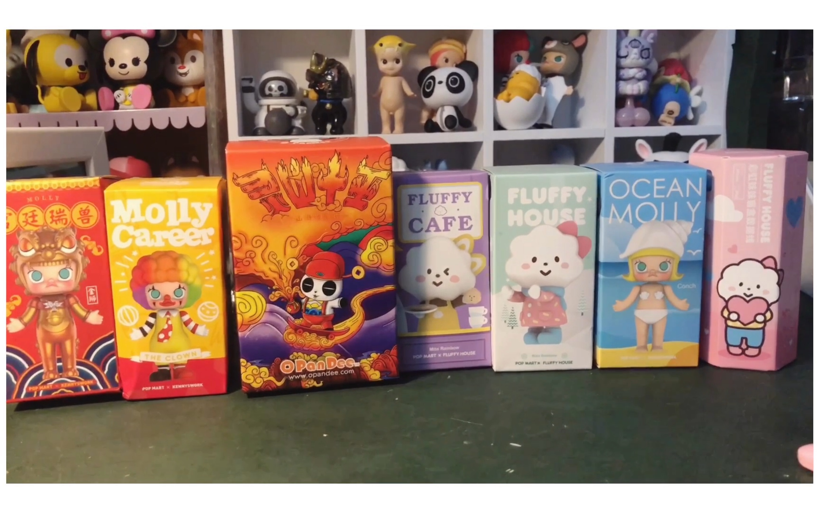 拆盲盒 泡泡玛特福袋三连 molly 云朵 总体满意 内含小抽奖