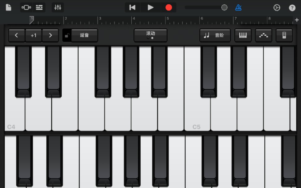 库乐队ipad钢琴演奏アスノヨゾラ哨戒班