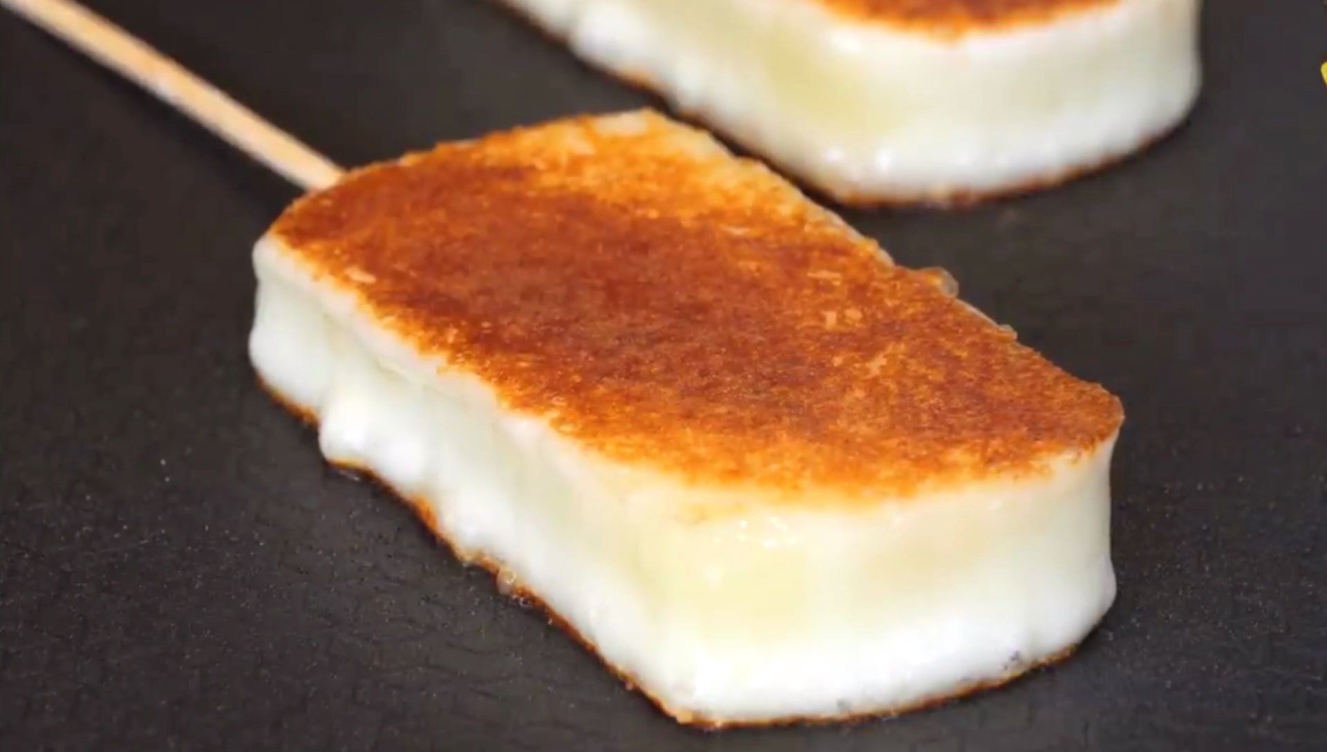 烤芝士,软糯拉丝的烤奶酪,烤芝士,韩国街头小吃