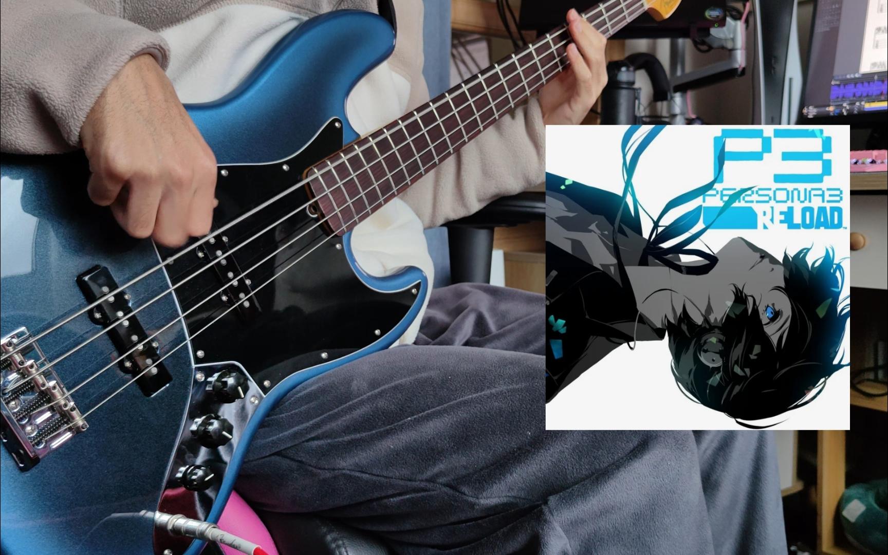 [图]【附谱/bass cover】P3R-color your night