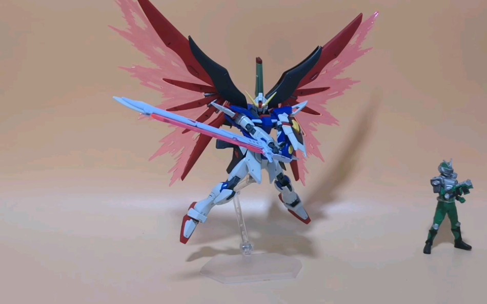 (多吾制作)万代 hg新生 命运高达 机动战士高达seed destiny_哔哩哔哩