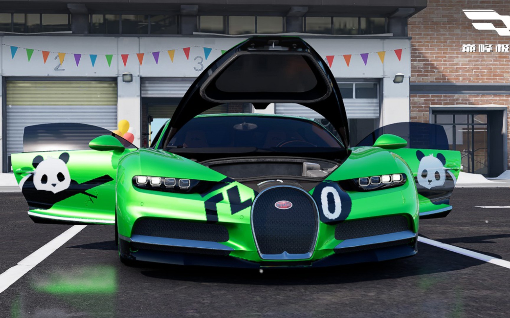 布加迪s vip 级别的涂装