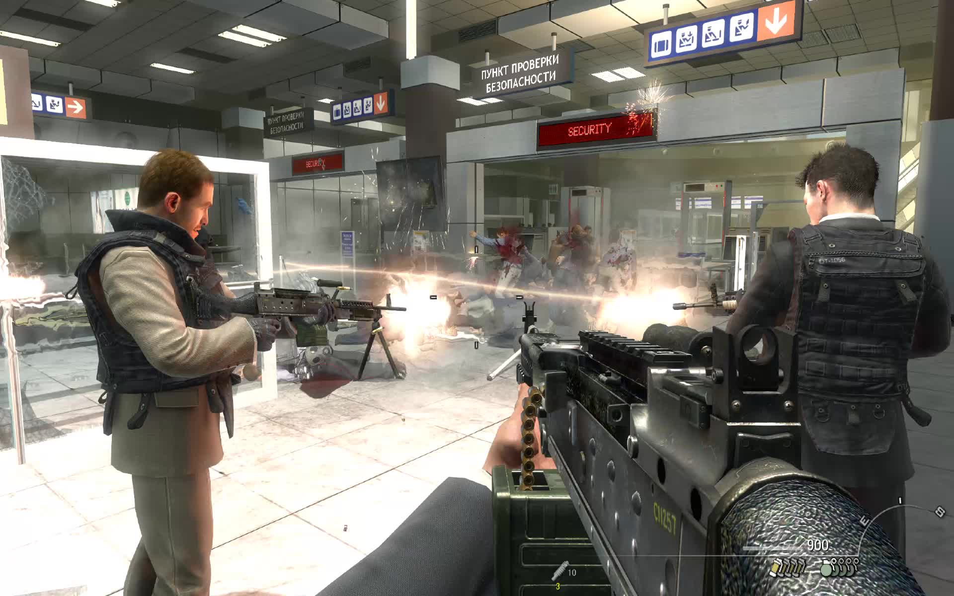 幽灵解说我总算玩了个真的cod6俄罗斯mod第3关不准说俄语