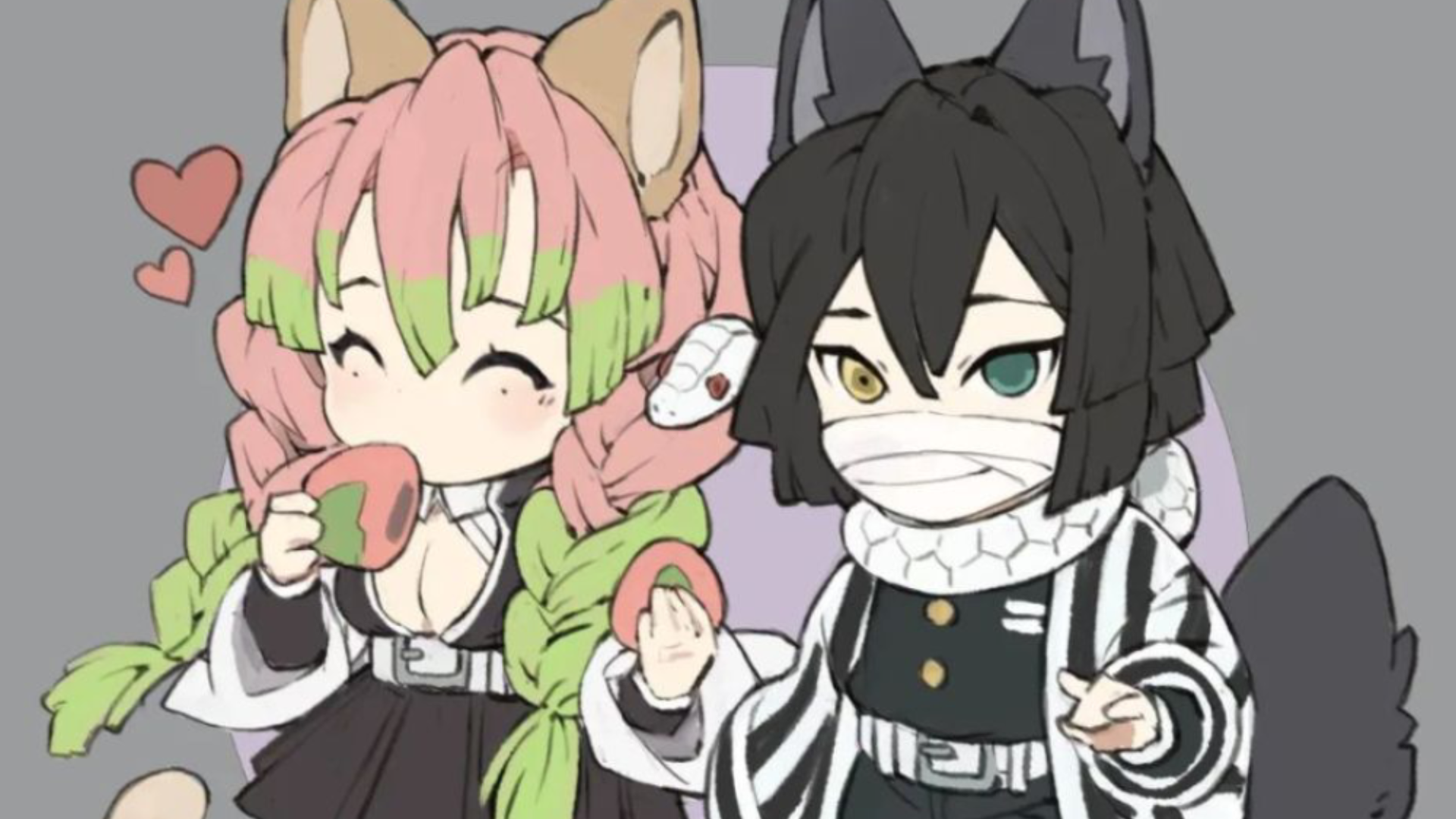 【鬼灭之刃】全员汪化,甘露寺蜜璃这么可爱的吗