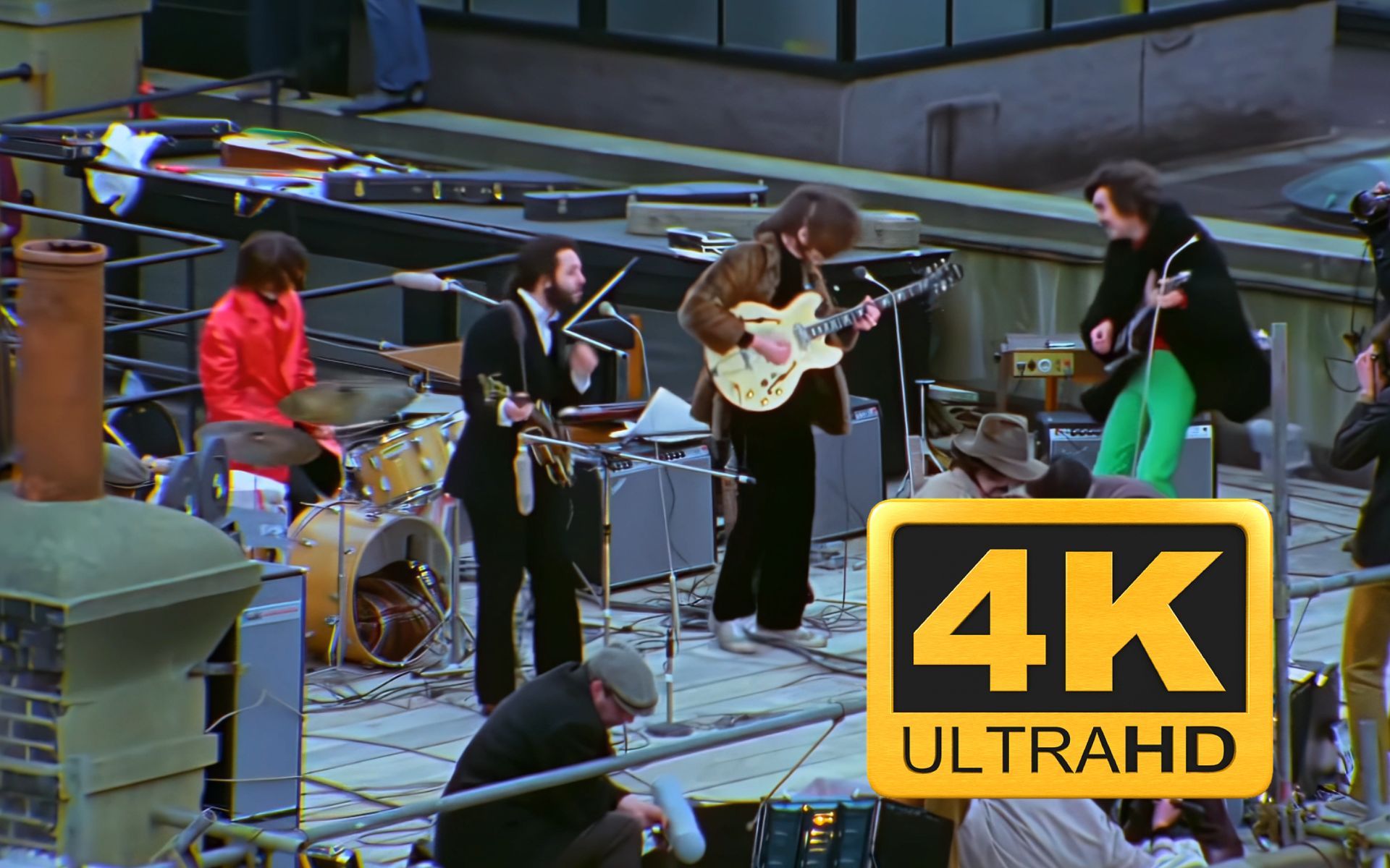 [图]The Beatles - The Rooftop Concert 屋顶演唱会 【4K60FPS修复】