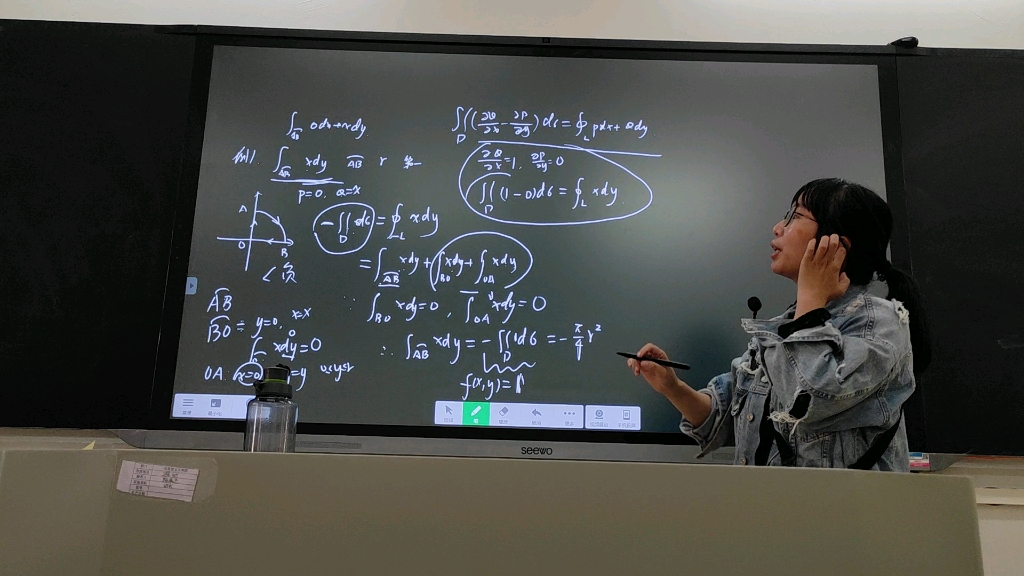 数学分析 第二十一章3格林公式2.哔哩哔哩bilibili