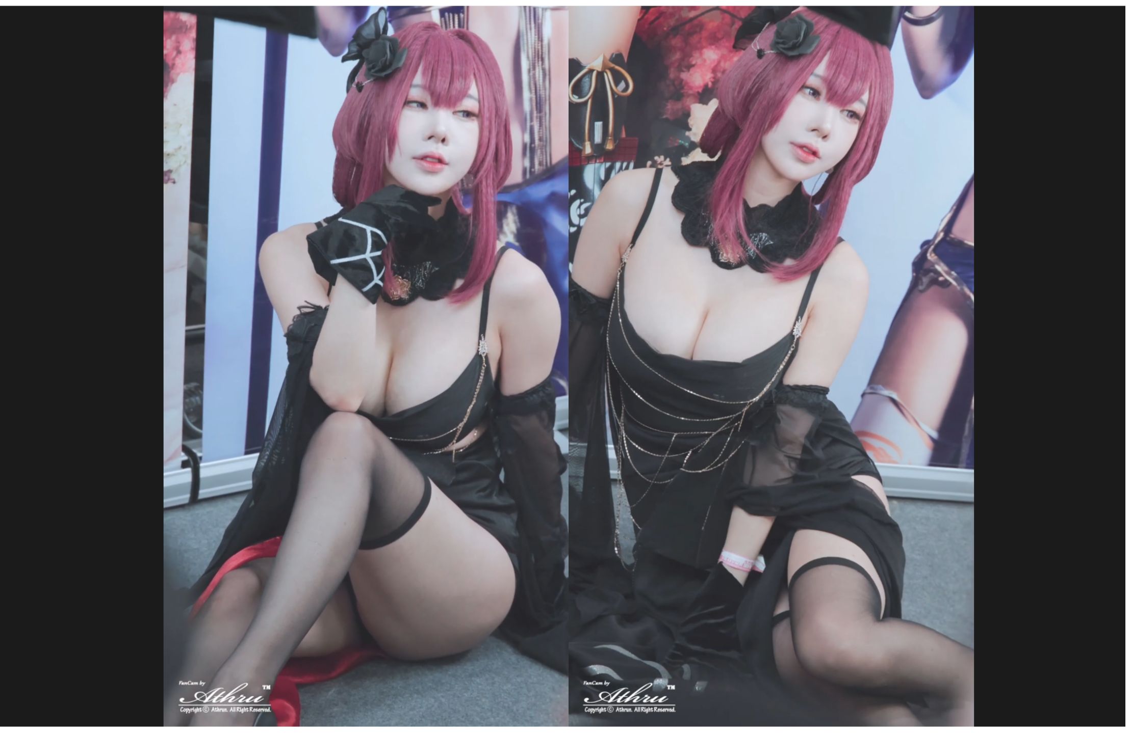 【宋姝儿】这身cosplay穿搭YYDS~白白黑黑的好喜欢~完全没看够~