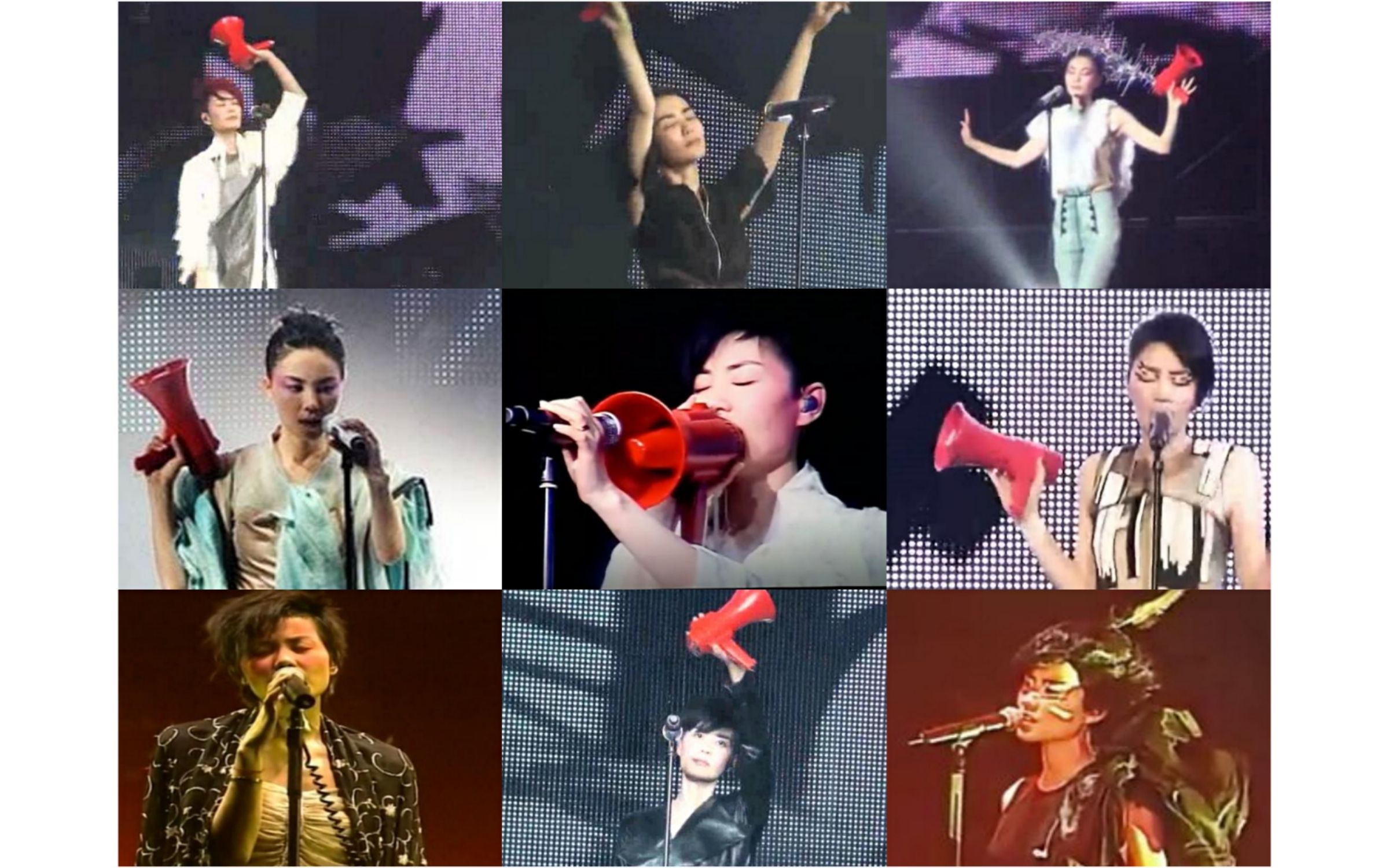 王菲神级live开到荼靡20场混剪合集