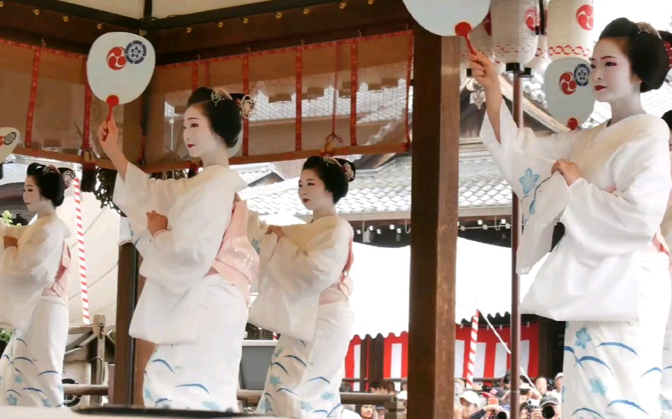 [图][4K] 2019年07月24日 祇園祭 花傘巡行 奉納舞踊 祇園東 先斗町 祇園甲部 宮川町