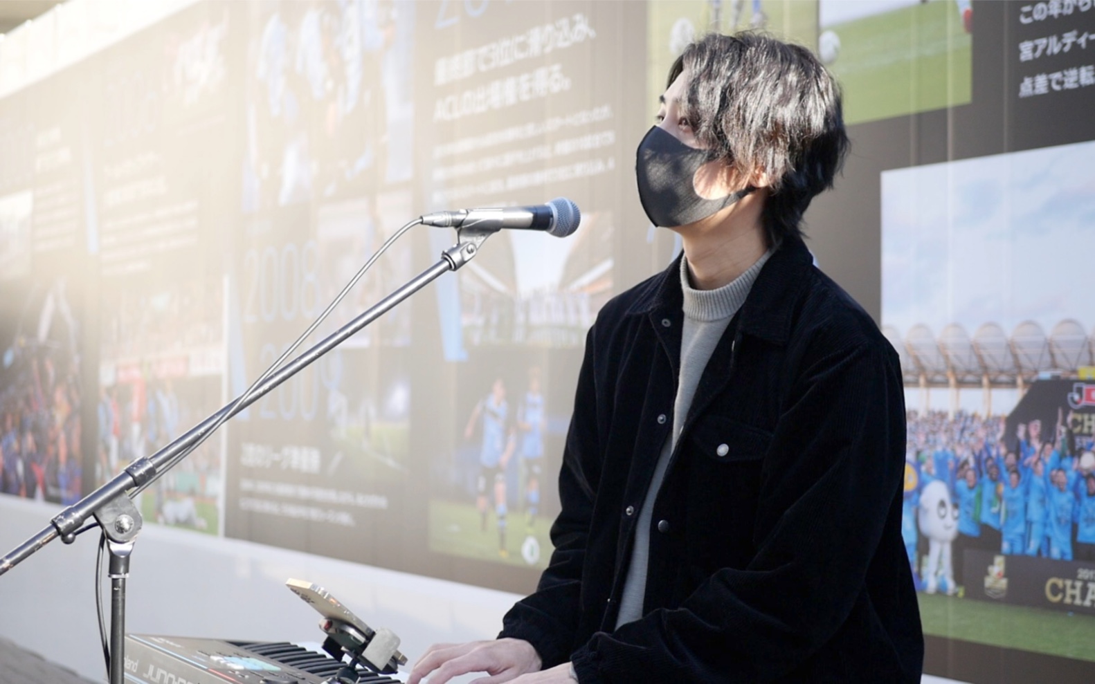 日本街头唱《单相思(カタオモイ)》aimer【平冈优也】_哔哩哔哩 (゜