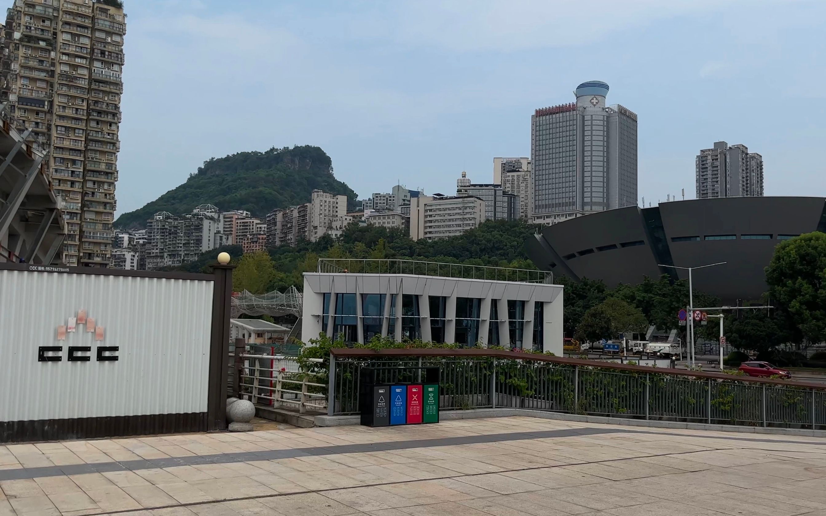 s3ep902 重庆 万州区 北滨大道 长江边上休息会